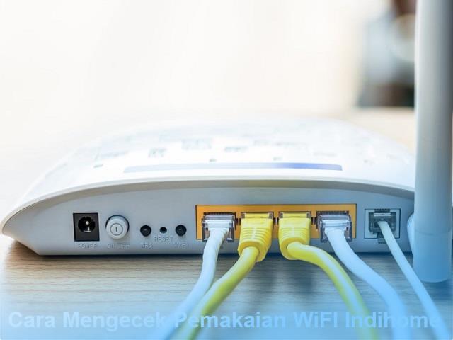 Cara Mengecek Pemakaian WiFi IndiHome